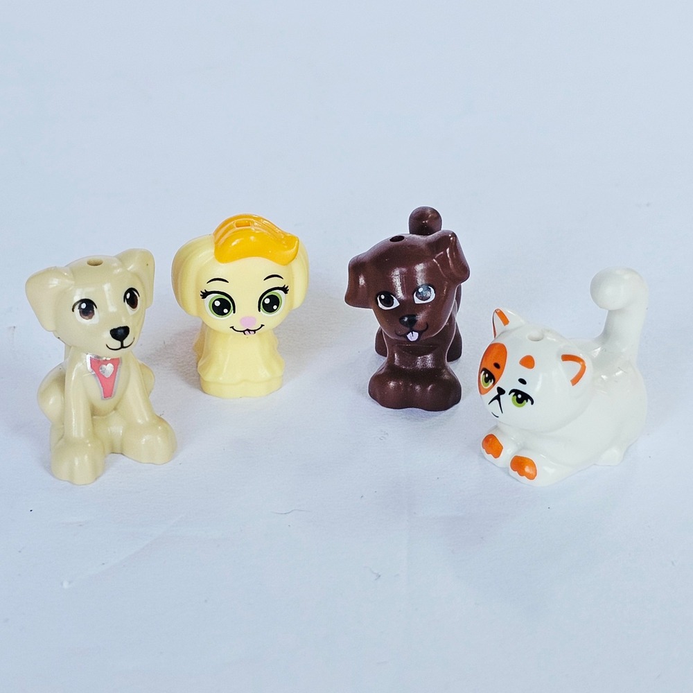 LEGO Friends Minifigure Animals Lot Dogs Cat Puppy Figures Replacement Toy Pets